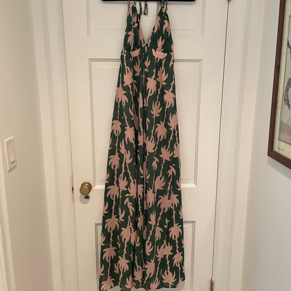 T-Bags Los Angeles Halter Maxi Dress, XS